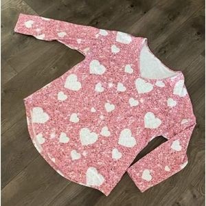 Pink Heart Top